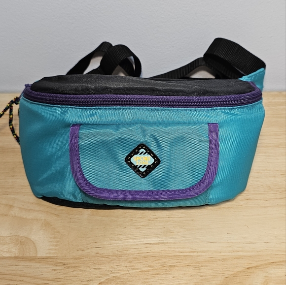 Vintage 90's Sports Zone Teal Fanny Pack - Picture 2 of 12